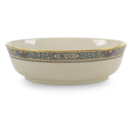 Lenox Autumn Gold-Banded Fine China Open Vegetable Bowl -