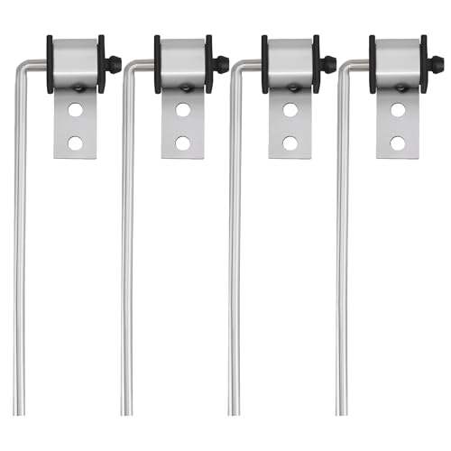 Universal Exhaust Hanger Rod Heavy-duty Stainless Steel Exhuast Pipe Hanger Rod Weld On Exhaust System- 3/8 Rod 10 Long(4 PCS)