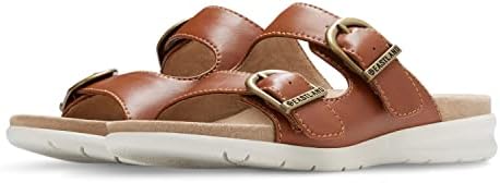 Eastland Women's Avery Flat Sandal, TAN, 11 | Image 2