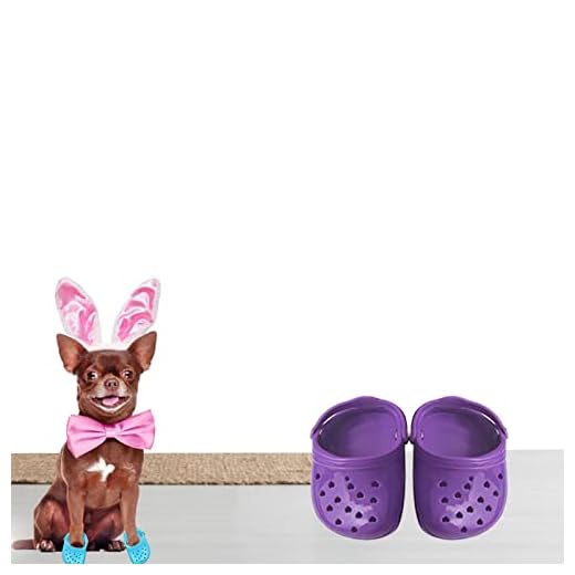 Dog Shoes - Breathable Dog Sandals - Puppy Dogs Candy Colors Sandals with Rugged Anti-Slip Sole, Adjustable Dog Shoes for Small Dogs Pets Summer Wear Shifengzhou