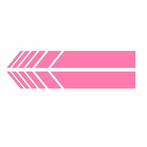 JBMNKPCRP 1 Pairs Rearview Mirror Car Sticker Stripe for Cabrio A3 /A5 /R8 /RS 5 /S3 /S4, Sports Racing Stickers, DIY Waterproof Side Decal, Decorative Accessories,Pink