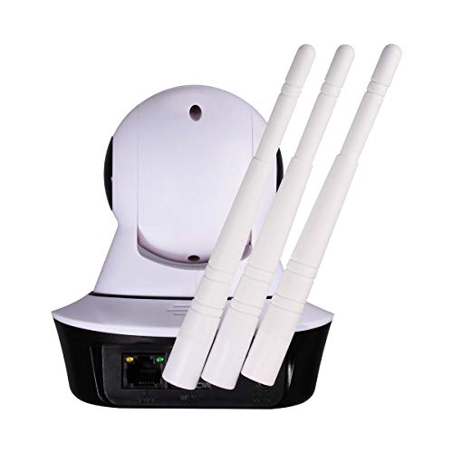 Camera Ip Wireless Sem Fio Wifi Hd 3 Antenas Sensor Noturna