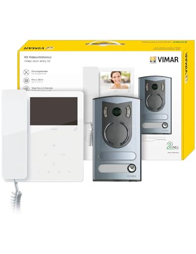 videocitofonico Kit Videocitofono Elvox TAB a parete display 4,3 sistema 2 fili 7549/M
