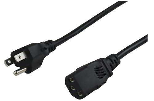 Mouse De Computadora, Electronics ERJIRO Cable Trifásico Alimentación Alimentación Interlock Computadora pc CPU NO TREBOL
