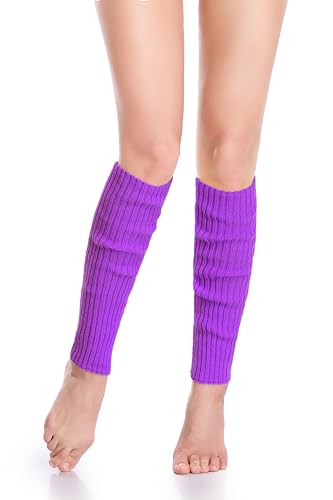 *Daisysboutique* Retro Women 80S Adult Ribbed Knitted Leg Warmers Crochet Long Boot Socks For Party Dance Sports Yoga thumb #4