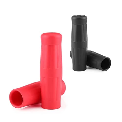 Juego de empuñaduras de goma de 22mm para manillar de moto compatible con Honda y Yamaha 5