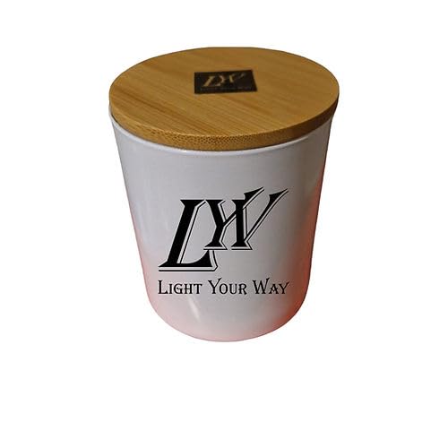 Light Your Way Candles | Large Round Candle | Baccarat Rouge Scented | Odour Eliminating Candle | Gift for Ladies. Gift for Mother's Day & Birthday | Long Burning Aromatherapy