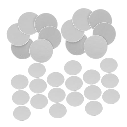 LALADEFIEE 300pcs Aluminum Gasket Sealers for Bottles Liners for Cosmetic Essential Oil and Containers for Home Salon and Manufacturing Use