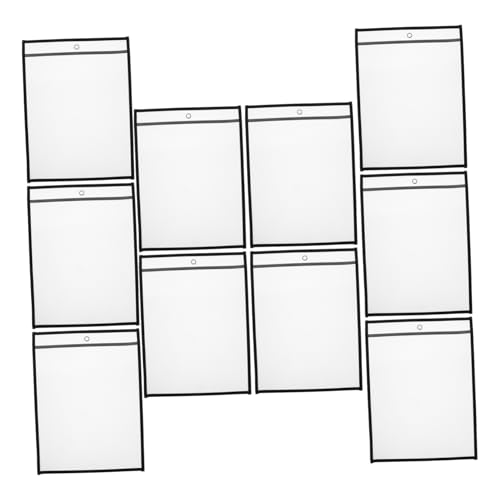 Pochettes transparentes anti-pliure Housoutil pour trier facilement les papiers de bureau