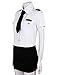 MSemis Disfraz de Policía Sexy para Mujeres Uniformes Policía 4Pcs Traje Camisa...