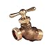 Legend Valve 107-204 No Kink Brass Hose Bibb, 2.1"x2.7"x1.2"