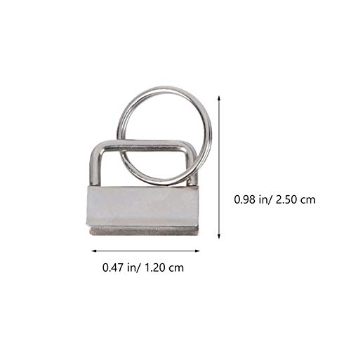 EXCEART Porta-Chaves de Tecido Com Porta-Chaves de 25 Unidades Pulseira Com Porta-Chaves para Correi