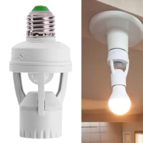 Kit 3 Sensores De Presença Com Fotocélula Soquete E27