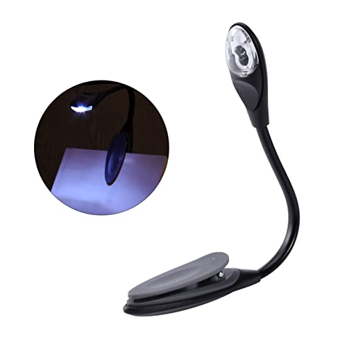 DIYEAH LED De Escritorio Ajustable y Portátil Con Clip Para Lectura y Actividades Nocturnas