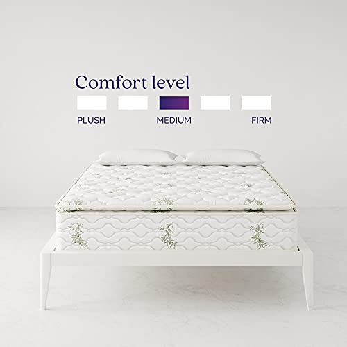 Signature Sleep 13-Inch Hybrid Coil Mattress, Bamboo Fabric, Independently Encased Coils, Pillow-Top, Bed-In-A-Box, Full #TOP4