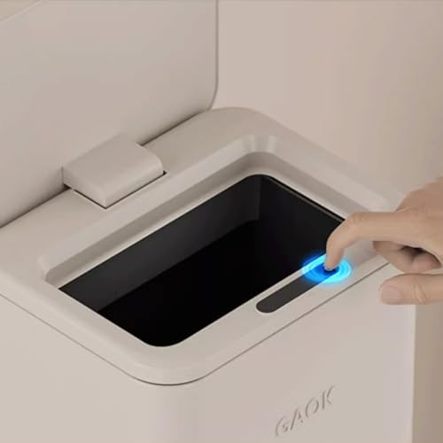Cubo de basura inteligente con sensor de 8L para baño y cocina 4