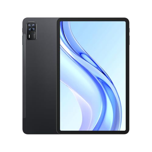 DOOGEE Tab E3 Plus, pantalla IPS FHD+ de 90 Hz de 12 pulgadas, 32 GB de RAM + 256 GB (ampliable a 2 TB), cámara de 13 MP + 5 MP, altavoz cuádruple, Wi-Fi 5, 4G LTE, cosmos, negro