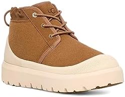 UGG Men's Neumel Weather Hybrid Chukka Boot, Chestnut / Whitecap, 12 | Image 3