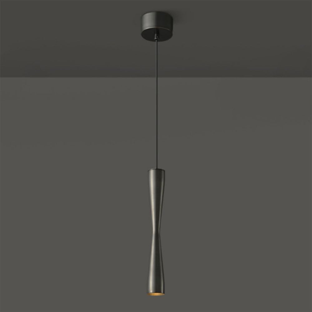 KXEcoLife Ceiling Pendant Light Fixture 5W LED Hanging Lamp Copper Bedroom Bedside Chandelier Dimmable Lighting for Living Room Background Study