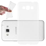 cadorabo Coque pour Samsung Galaxy Grand 3 en Complet Transparent   Housse Protection Souple en Silicone TPU avec Anti Choc et Anti Rayures   Ultra Slim Fin Gel Case Cover Bumper