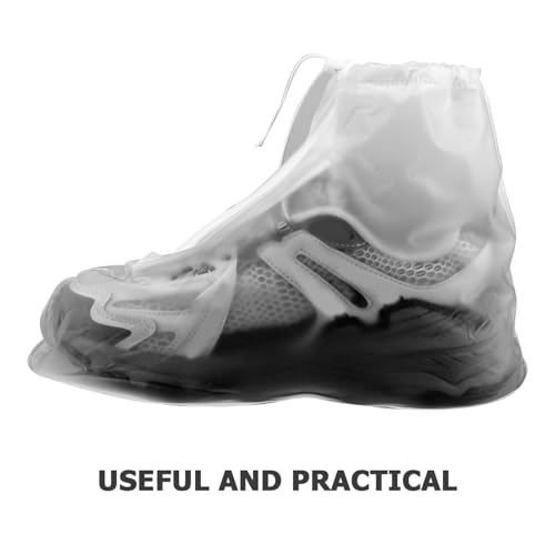 BESPORTBLE Fundas impermeables para botas de lluvia para hombre y mujer, cubiertas desechables para zapatos para actividades al aire libre miniatura 3