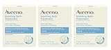 Aveeno Fragrance Free Soothing Bath Treatment, 8-Count Boxes (Pack of 3)