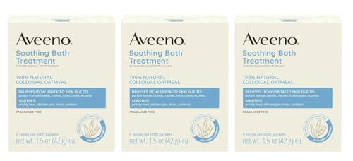 Image of Aveeno Soothing Oatmeal Bath Treatment 8 ct, 3pk