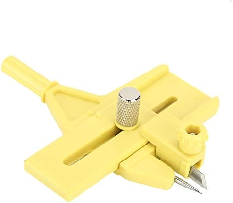 POCREATION Circle Compass Cutter, Professional Round Cutting Tool, Adjustable 1.5-50mm Diameter Range, for Circular Shape Cutting