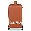 QuliMetal Vertical Smoker Cover for Pit Boss 4/5/7 Series Vertical Smokers, PBV4PS1, Q2000, Pro Series 4/5/7 Vertical Pellet Smokers, Grill Cover for Pitboss 73550, Brown