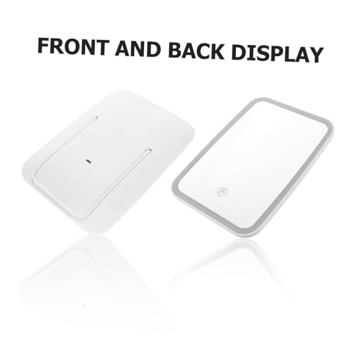 Miroir de maquillage portable à LED avec éclairage ajustable haute précision - 4