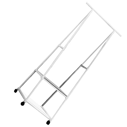 Perchero para ropa resistente de acero inoxidable con estantes multicapa 3