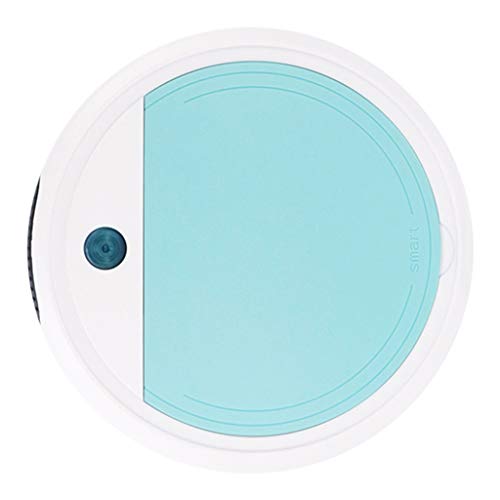 Image of ojiva Robot Vacuum Cleaner 4-in-1 Sweeping Mopping Cleaning and Disinfection for Marble, Tile and Timber Floors, Blue, 26x26x6 cm