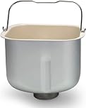 KEEPEEZ Bread Maker Premium Ceramic pan, Bread Pan with Kneading Paddle for 2LB Bread Machine, Bread Maker Machine Universal Replacement Parts, Liner