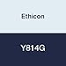 Ethicon Y814G MONOCRYL Poliglecaprone Absorbable Suture for PC-12 Needle, Single Armed, 18" Length, 1 Strands, 4-0 Size, Undyed (Pack of 12)