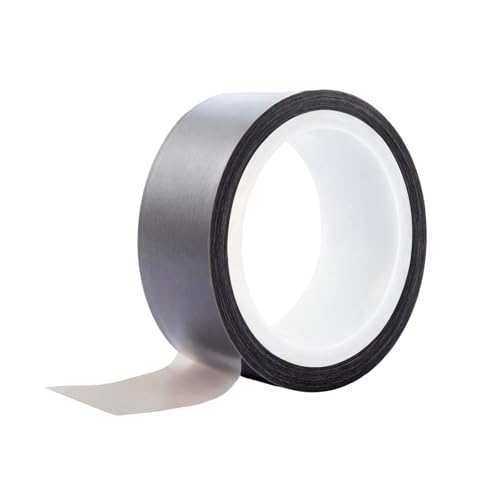 PineHaven PTFE Tape,PTFE Film Tape Roll, 0.8 Inch x 33 ft Adhesive High Temperature Tape, 0.06mm