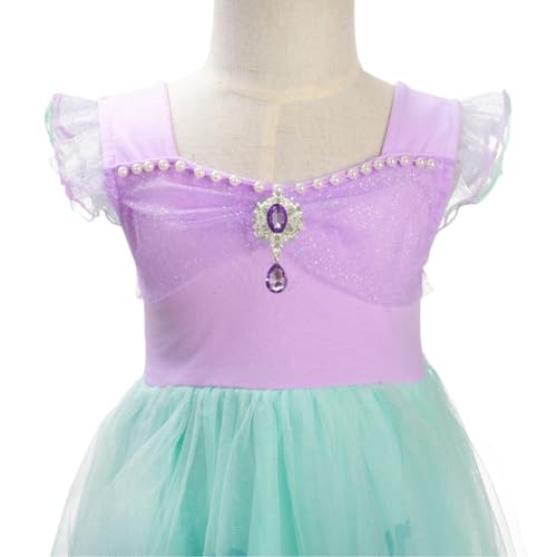 Dressy Daisy Princess Dress Up Clothes Halloween Fancy Party Tulle Skirt Summer Outfit for Baby & Toddler Girls