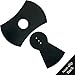 Cymbal Mufflers Pads, 4 Pieces Cymbals Mute Pack with 2 Pieces Drumsticks Tips, Silencer Pads Fit 14