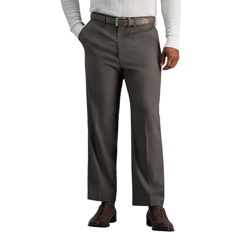 Haggar Men's JMH Classic Fit Suit Seperates-Pants and Jackets, Medium Taupe