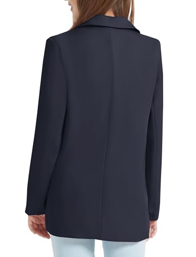 EXARUS Girls Blazer Jacket Long Sleeve Teen Notched Collar/Lapel Collar with Pocket Open Front Casual Kids Blazers Suit2