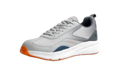 Image of Neeman's Light Trainers Sneakers for Men | Comfortable & Flexible Eva Mid Sole and Breatheble Mesh with Gradient Prints