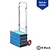 Carro Manual Industrial de Aluminio Plegable con Neumáticos Antipinchazos - Capacidad de...