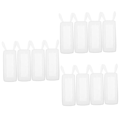 Cabilock 12 STK Staubschutzhülle Für Kaninchen-Fernbedienung Silikonhülle Für Die Tv-Fernbedienung Fernbedienungsabdeckung Leuchten Kieselgel Fernbedienung Gehäuse Weiß Klimaanlage