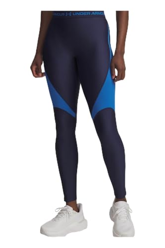 Legging Under Armour HG Rib femme bleu taille S vêtement sport stretch