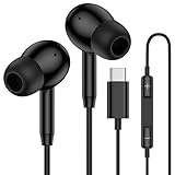 USB C Samsung Earbuds Wired Ear Buds for Samsung Galaxy A16 A17 A36 5G A26 S25 Edge A56 S25 Ultra Plus S24 FE A35 Z Fold 6 USBC In-Ear Headphones Wired Type C Earbud Earphones Headsets with Microphone