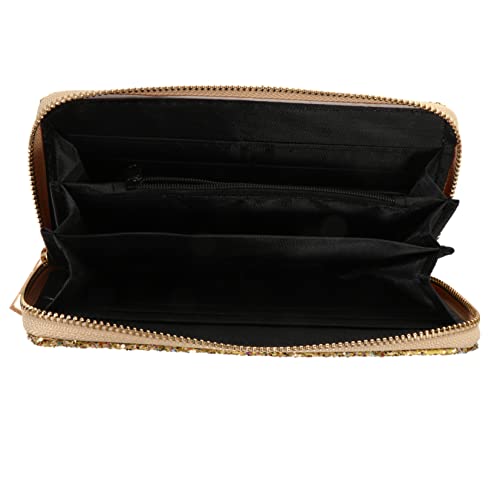 Purse Fashionable Wallet Large Zippered Purse Stylish Fashion Wallet for Shopping Traveling School Work