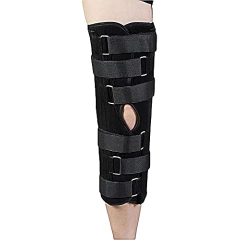 TANDCF Knee Immobilizer Secure Comfort Knee Brace & Stabilizer for Recovery,Knee Fractures,Instability, ACL,MCL,Meniscus Tear,Arthritis,Displacement & Post Surgery Recovery,Height 18.1" Universal Cover
