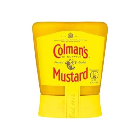 Colman's Original English Squeezy Mustard Imported From The UK England The Best Of British Mustard Cover