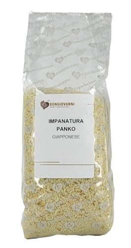 BONGIOVANNI FARINE E BONTA' NATURALI Impanatura Giapponese Croccante Panko (confezione risparmio) 1Kg