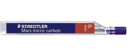 Staedtler Mars Micro Mine Per Matita Meccanica, 0.5 Mm, Durezza 2H, Confezione Da 24 (2 Tubetti X 12)