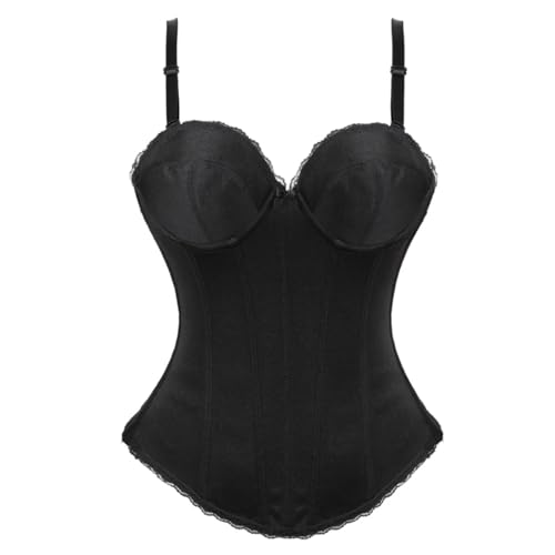 AAIXXIZAO Corset Bustier Femme Sexy Bretelles Corset Lingerie Coton avec Tasse Body Shaper Corset...